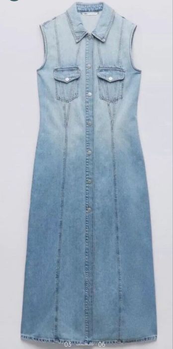Плаття джинсове Zara платье сукня зара М - Л