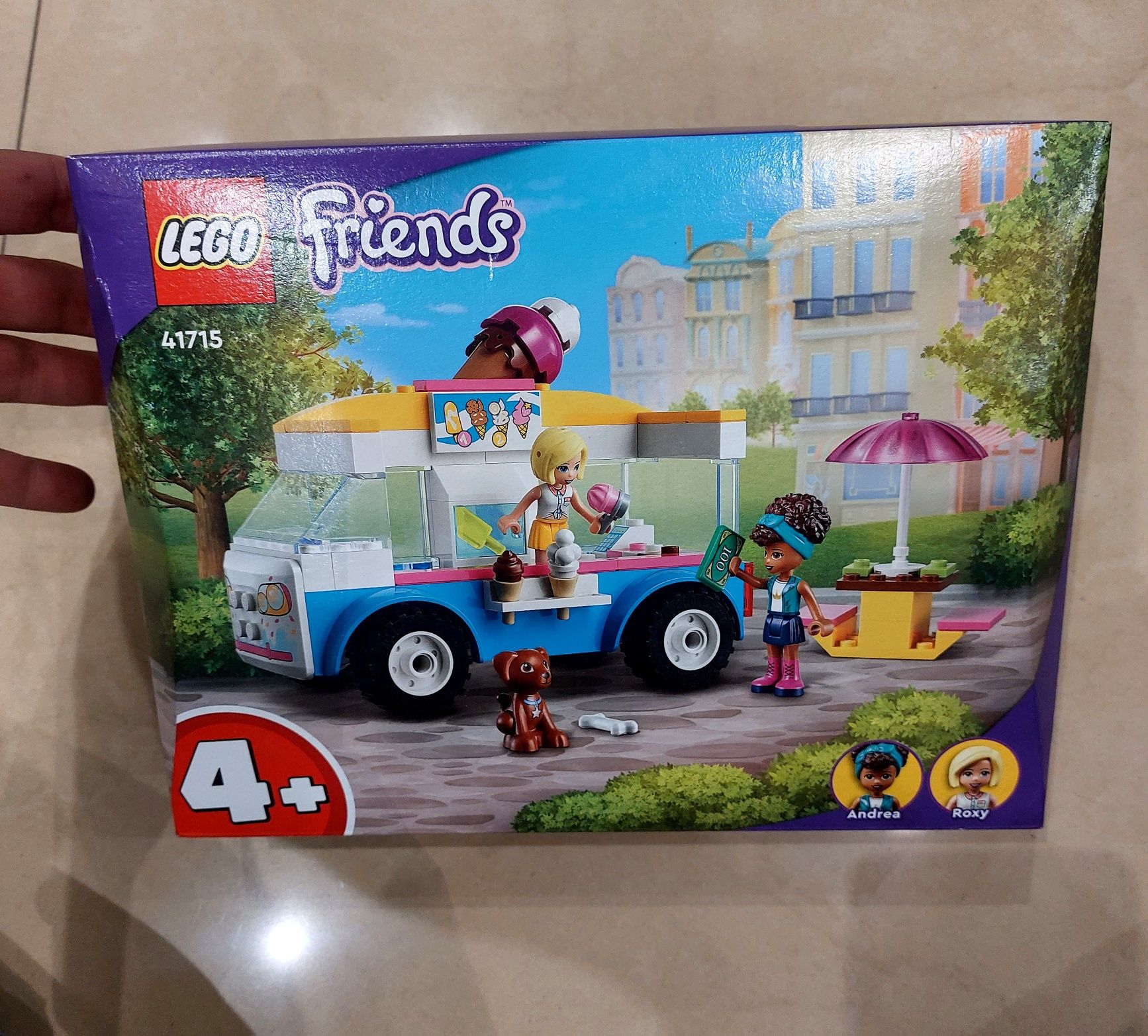 Klocki lego friends auto z lodami