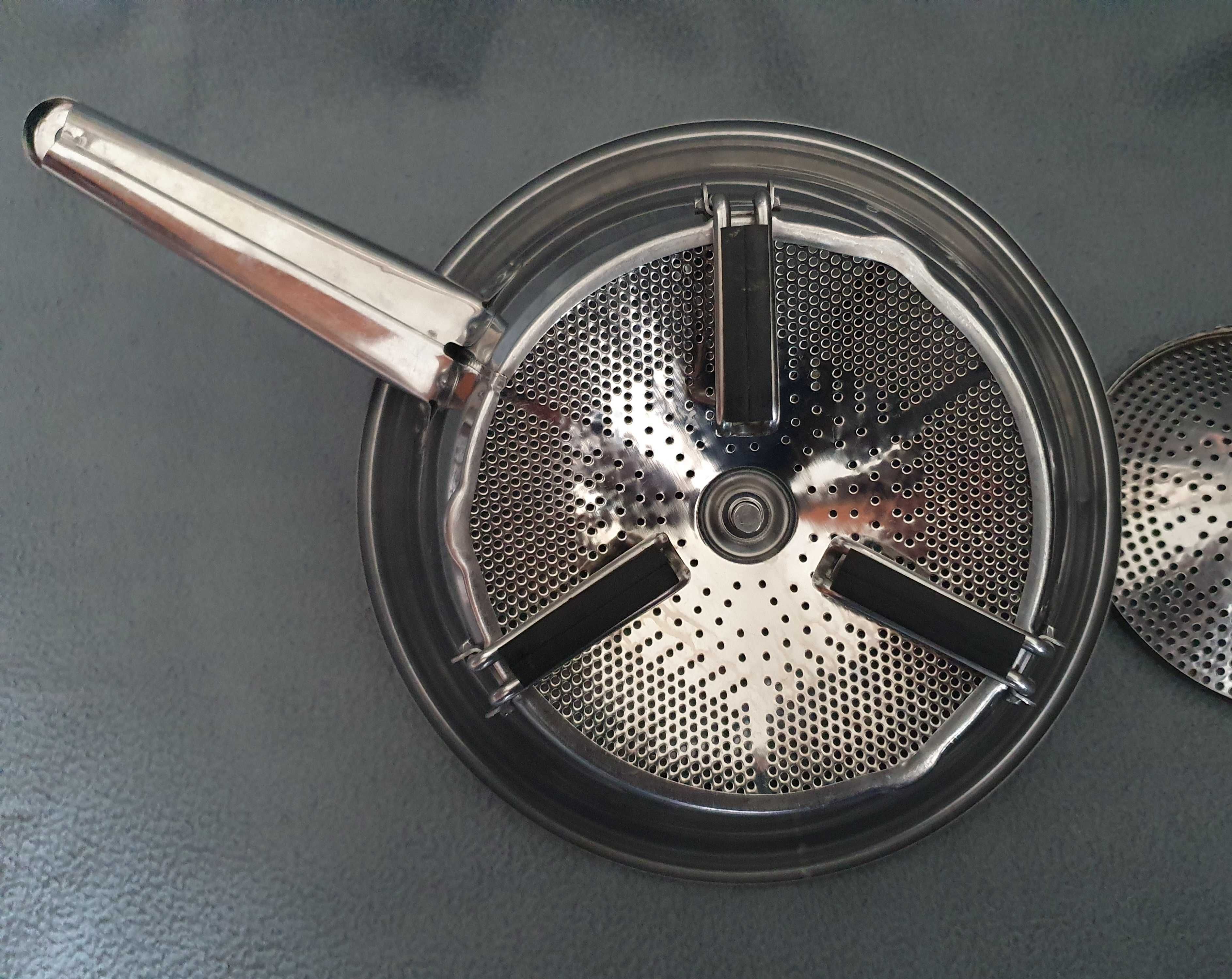 Passevite Moulinex em aço inox, com 3 discos - Made in France