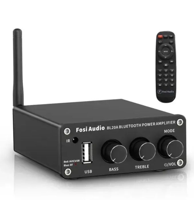 Усилитель звука Fosi Audio BT30D black Bluetooth 5.0, 2x50W+100W