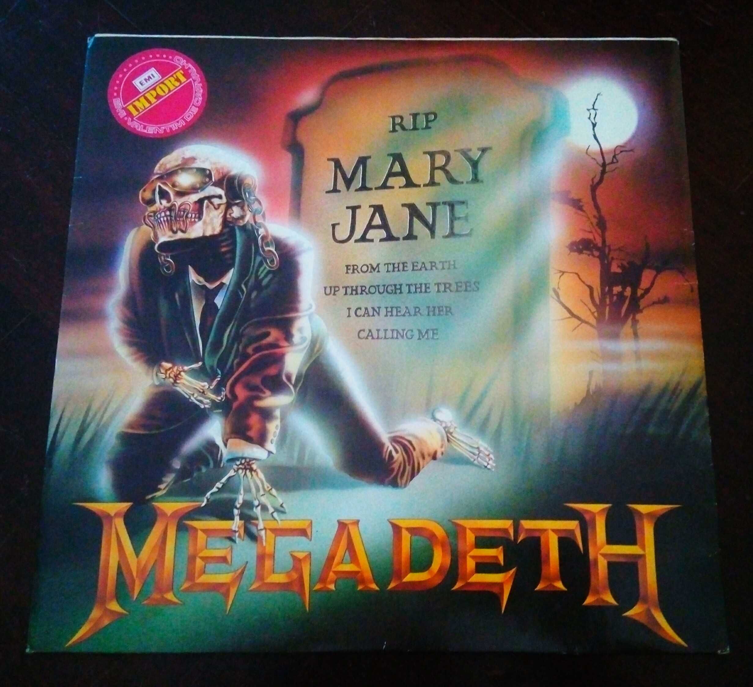 Megadeth - " Mary Jane " ... Maxi single em vinil