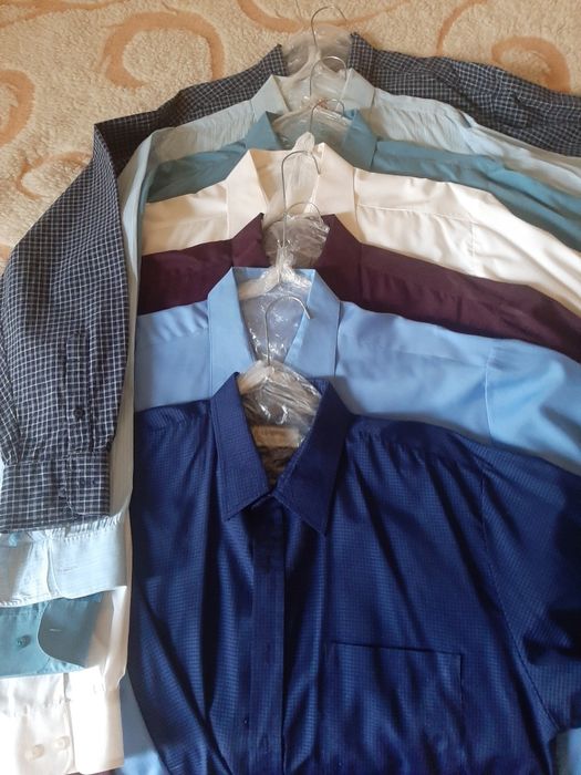 Koszule męskie z długim rękawem, rozmiar XL/XXL