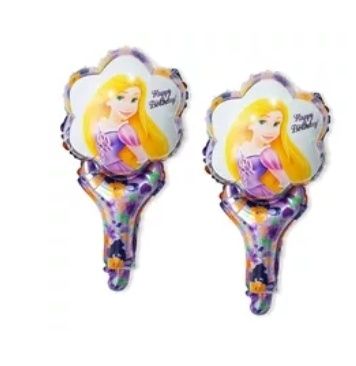 10 Balões de mão Rapunzel