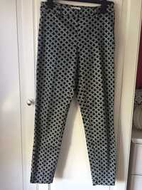 Spodnie cygaretki szyte eleganckie H&M 34 xs zwężane