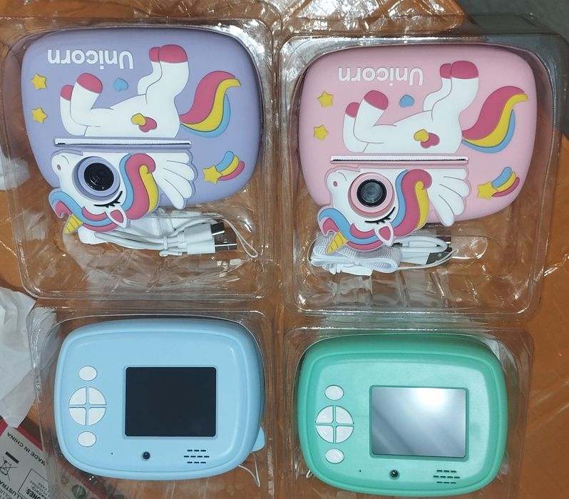 Дитячий фотоапарат миттєвого друку єдинорожка