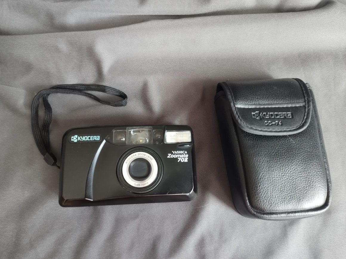 Yashica zoomate 70 Z Kyocera Lens AF Analog z defektem