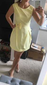 Żółta sukienka 36