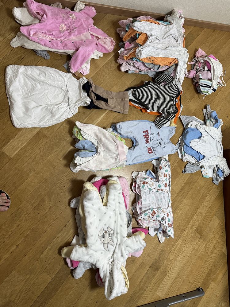 Одежда для новорожденной девочке пакетом. 0-3 месяца