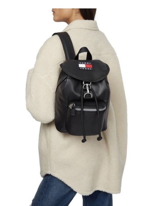 Рюкзак tommy jeans, черный рюкзак tommy jeans AW0AW12561.9BYY