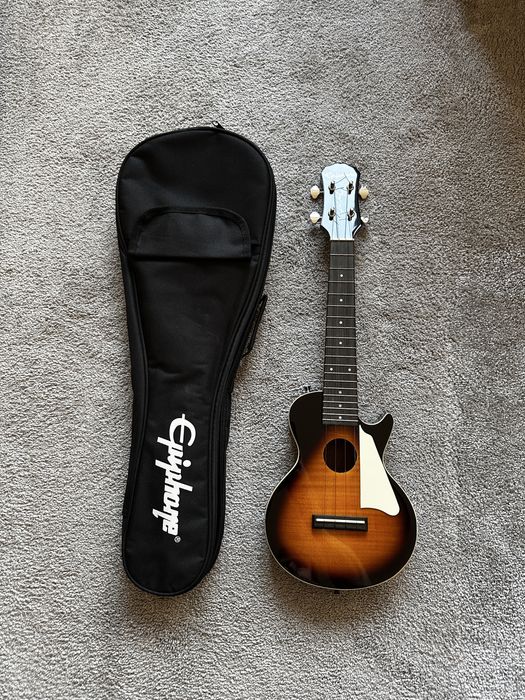Укулеле Epiphone Les Paul Vintage Sunburst з підключенням
