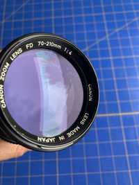 Lente Canon FD 70-200mm f4 - Abertura Bloqueada