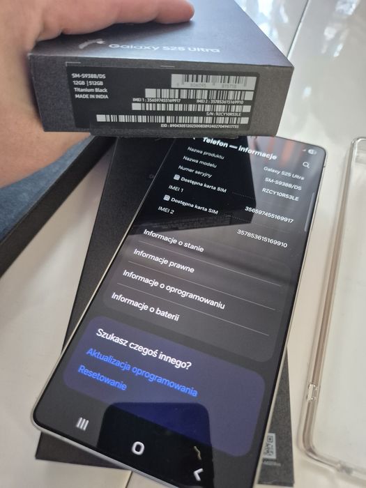 Samsung galaxy s25 ultra 512gb etui gotowka gwarancja