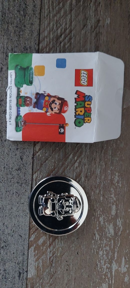 LEGO Mario Silver Coin