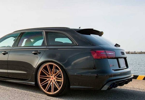 Спойлер Audi A6 C7Avant бленда козырек накладка на багажник ляду