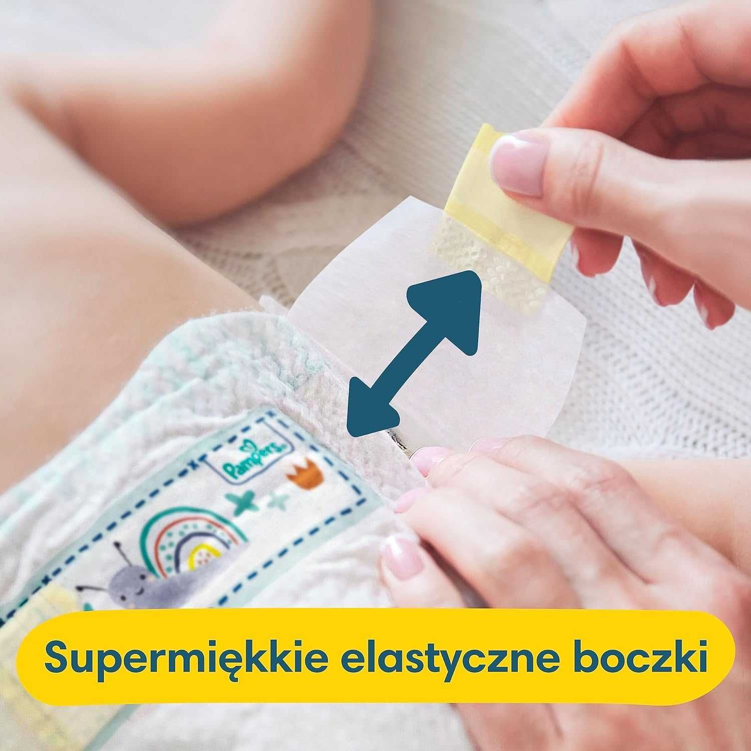 Pampers Pieluchy Rozmiar 3 (6-10kg), Premium Care Pieluszki, 200 Sztuk