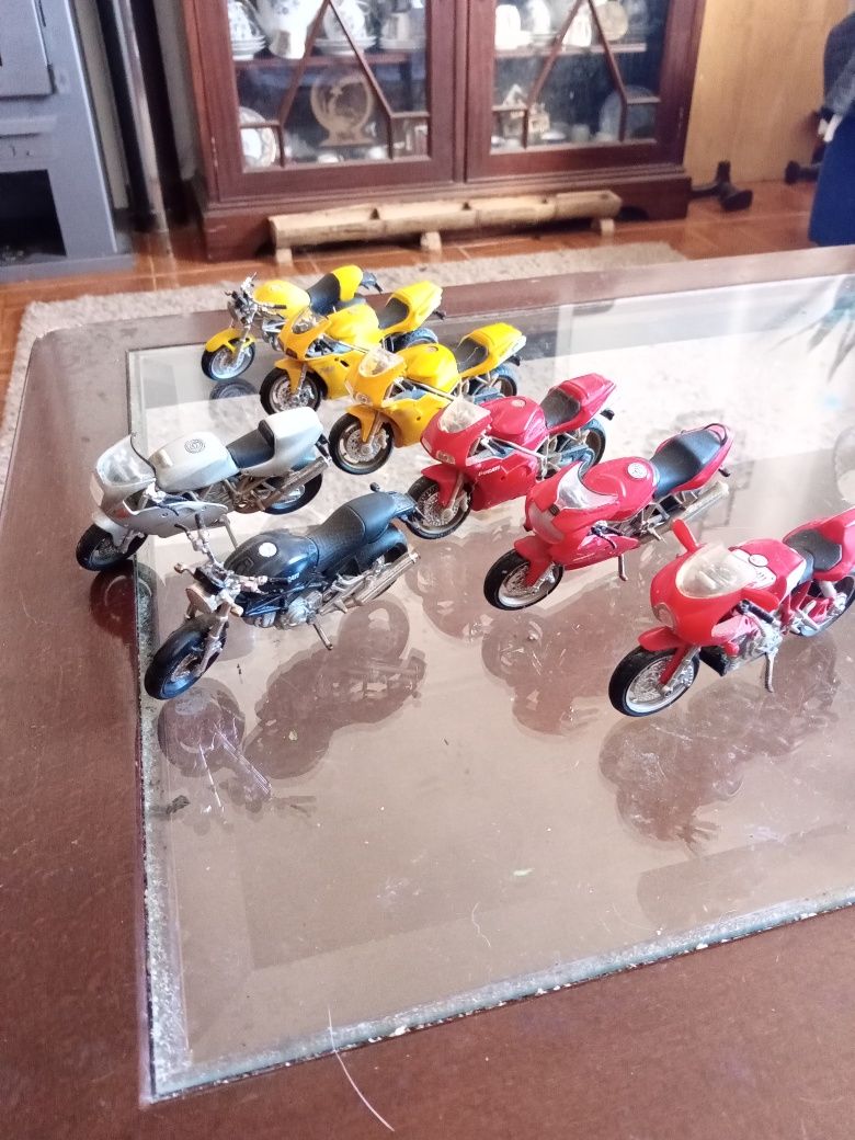 Motos coleção em miniatura