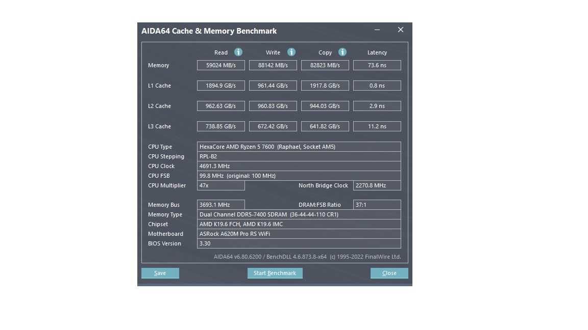 Продам комплект ASRock A620M PRO RS WIFI R5 7600 + 32 GB DDR5