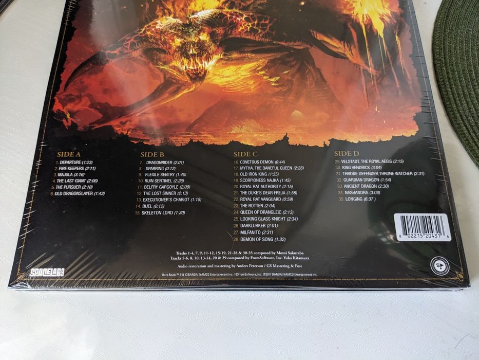 Dark Souls, trilogy soundtrack Vinyl