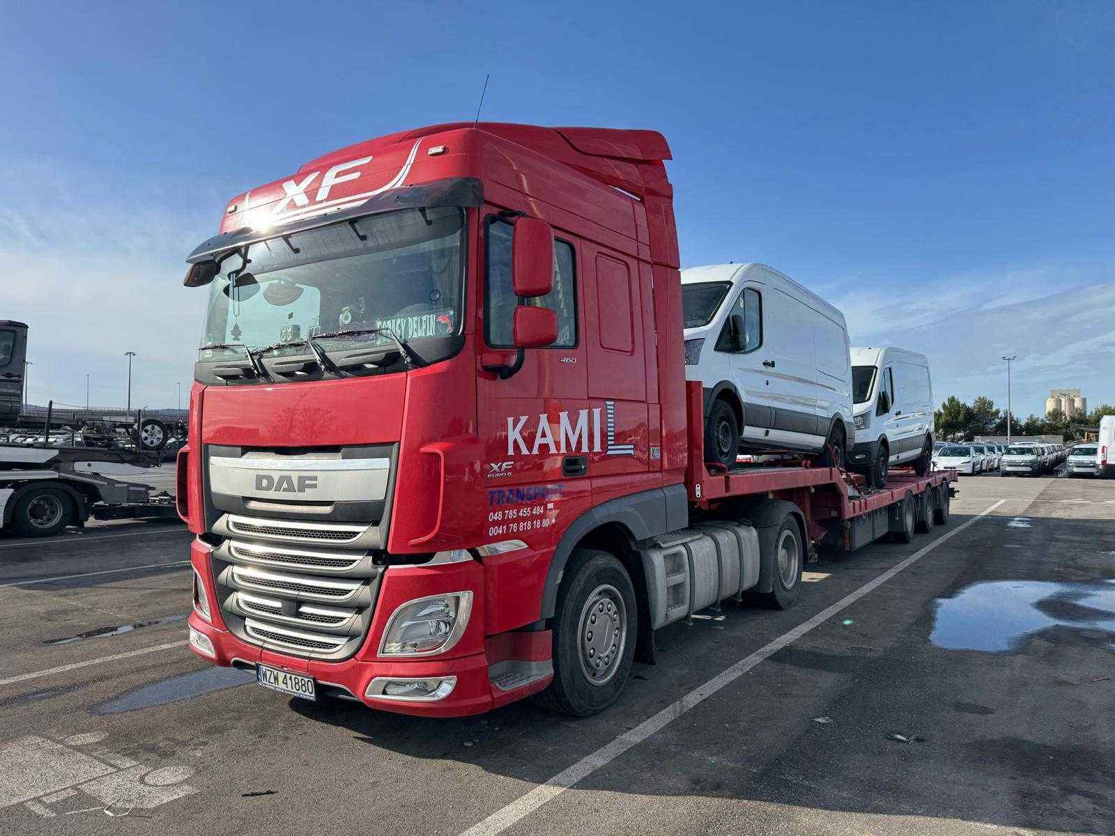 Daf XF460 Przyczepa niskopodwozie Mado