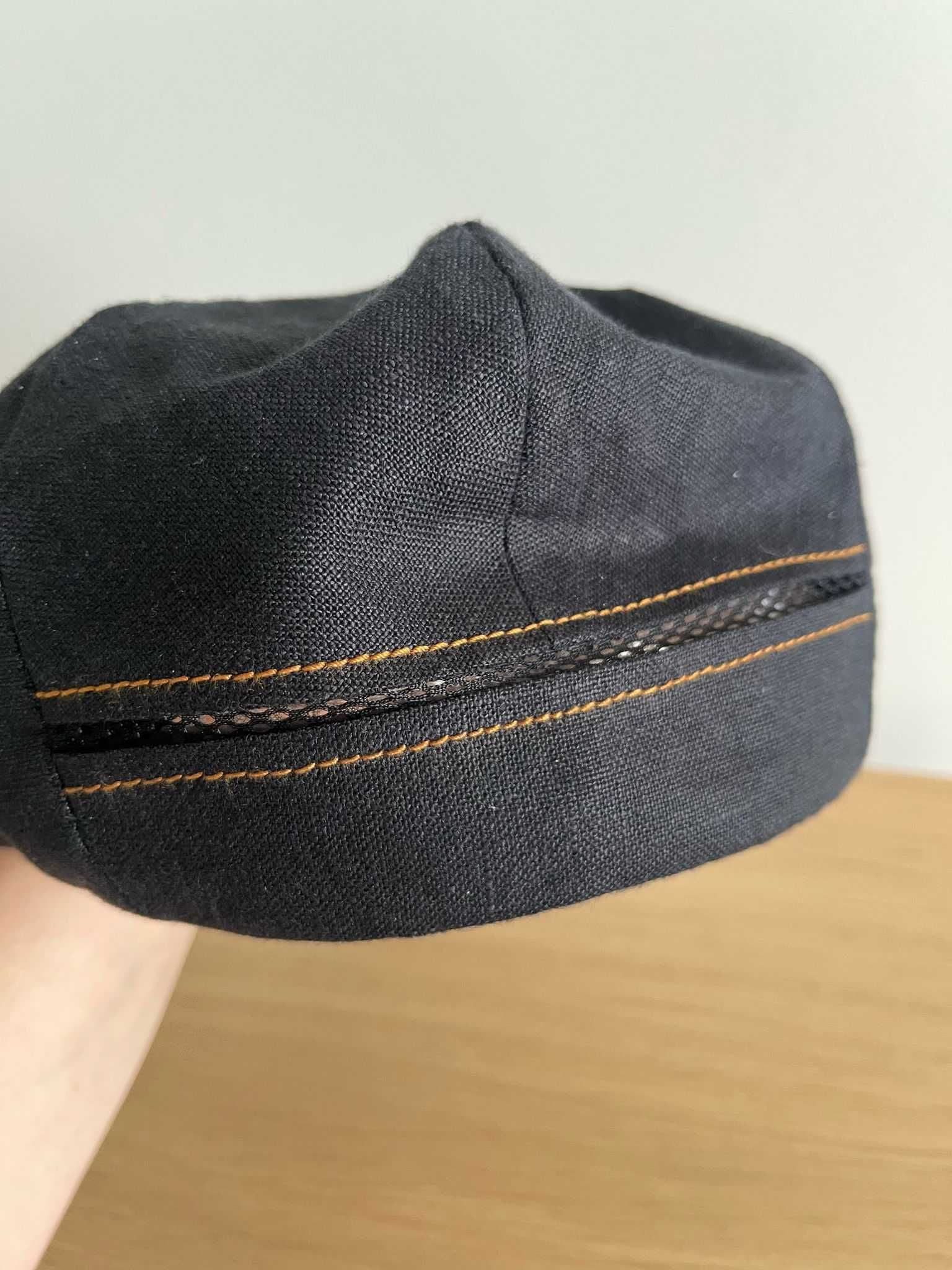 Kaszkiet Derby marki Sterkowski, len, rozmiar 54 cm