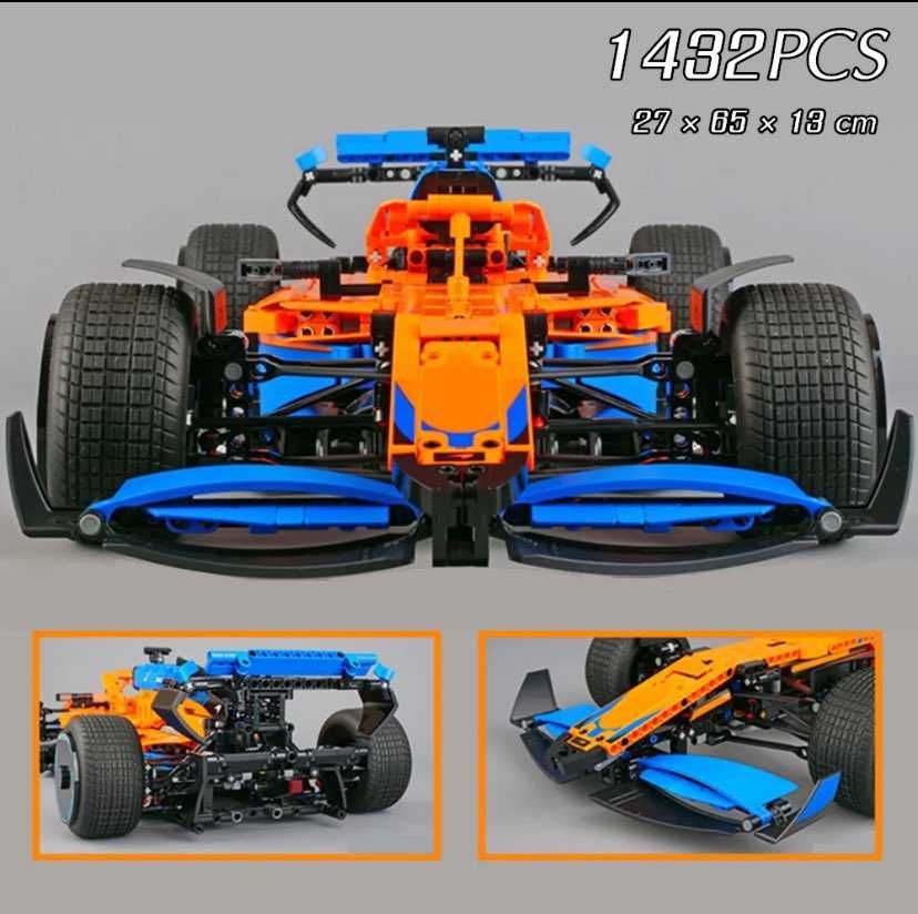 Klocki wzór LEGO Bolid McLaren F1 Autko Samochodzik Prezent Wyścigowy