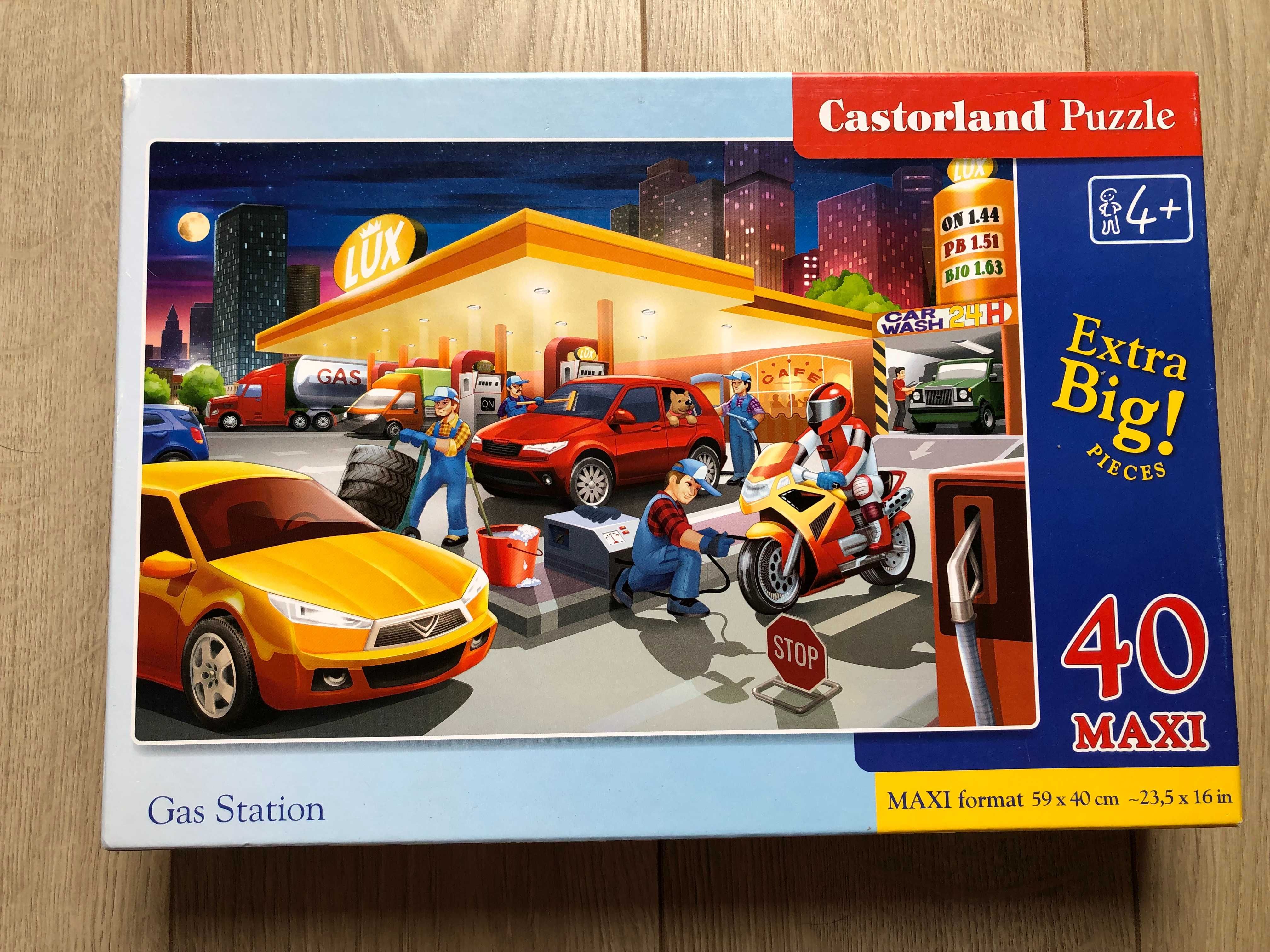 Castorland Puzzle stacja benzynowa 40 elementów Maxi