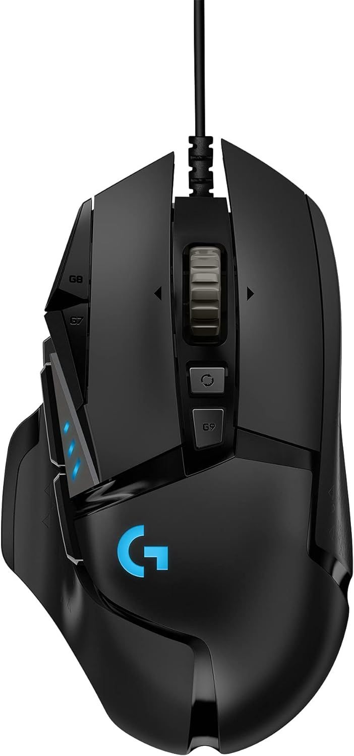 Myszka przewodowa Logitech G502 Hero sensor optyczny