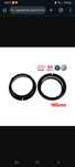Aros para colunas de som vw golf 4, passat,leon, audi, 165mm