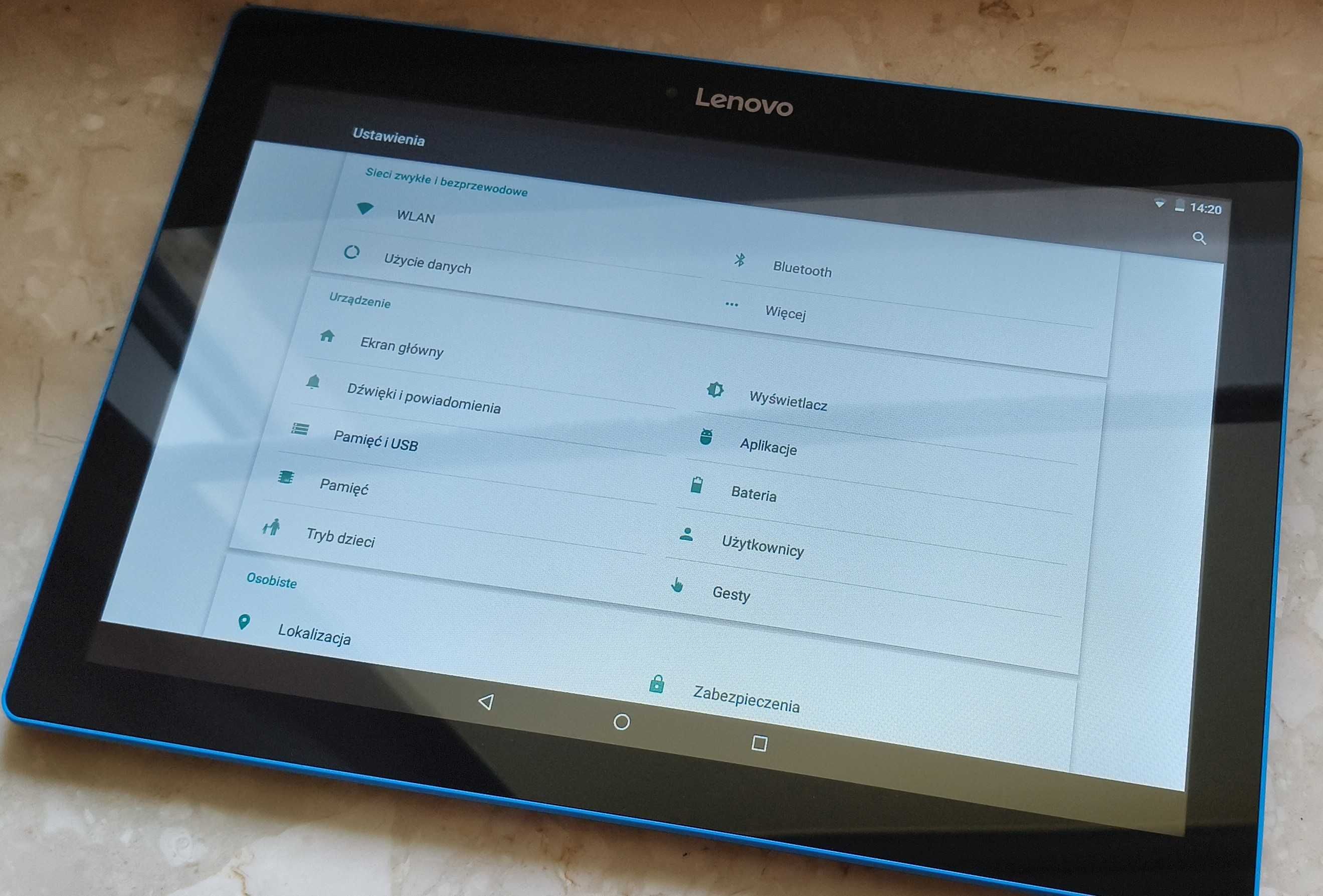 Tablet Lenovo TAB 10 TB-X103F 10,1" 1GB/16GB + etui otwierane skórzane