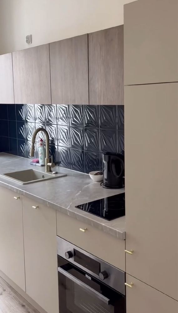 Plytki Ścienne Urban Colours Blue 20/20 błyszczące decor kwiat STR A