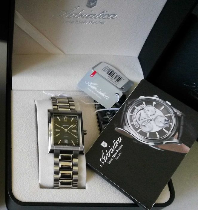 Zegarek męski zegarki Adritica szwajcarski swiss made NOWY