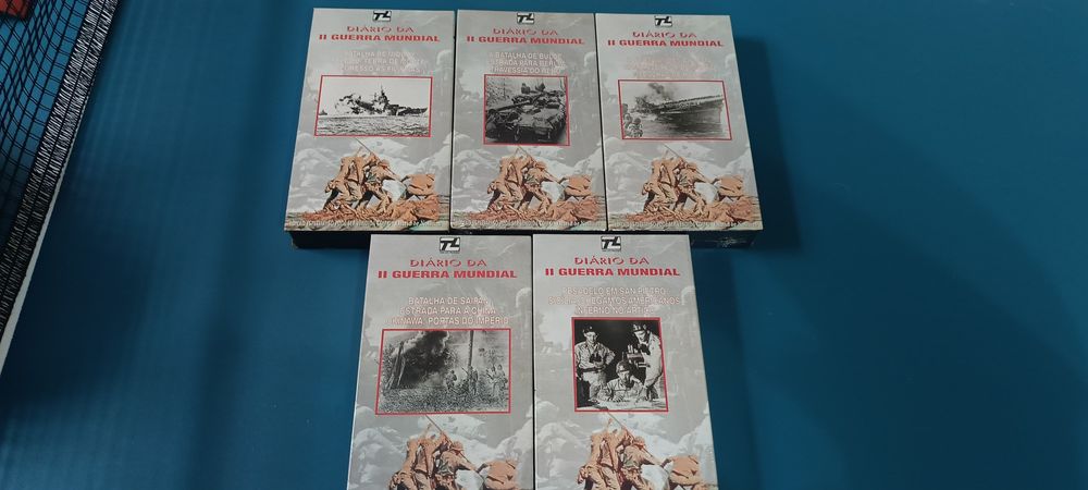 Coleção sobre a primeira guerra mundial VHS.