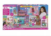 Barbie Wakacyjny domek dla lalek Zestaw do zabawy