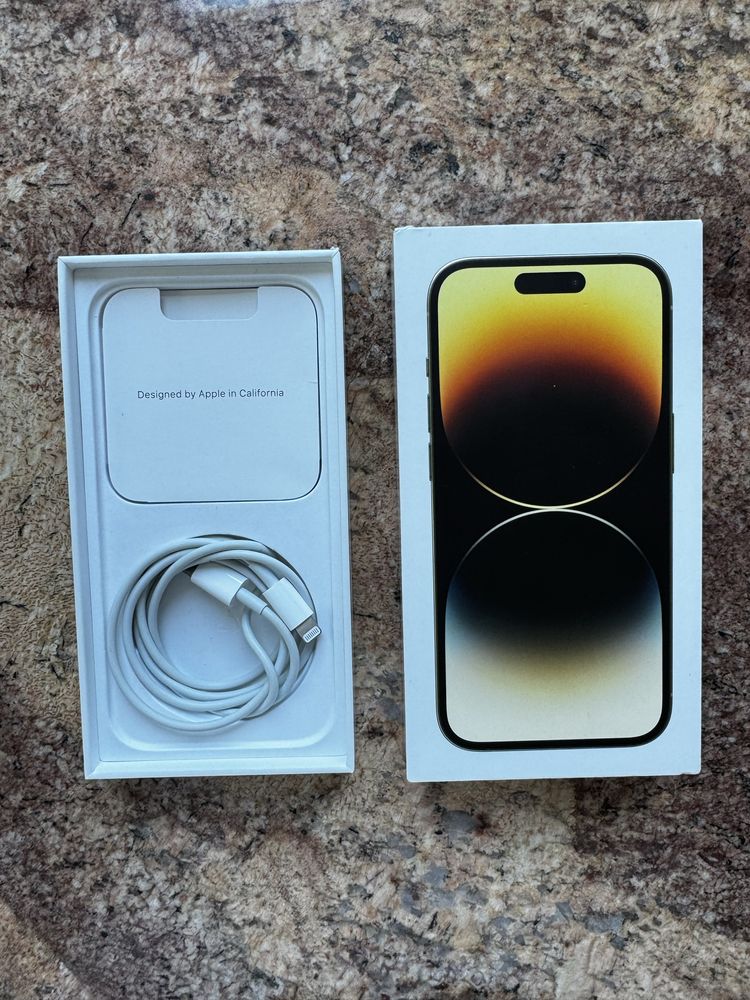 Iphone 14 pro 128gb gold 86% bateria