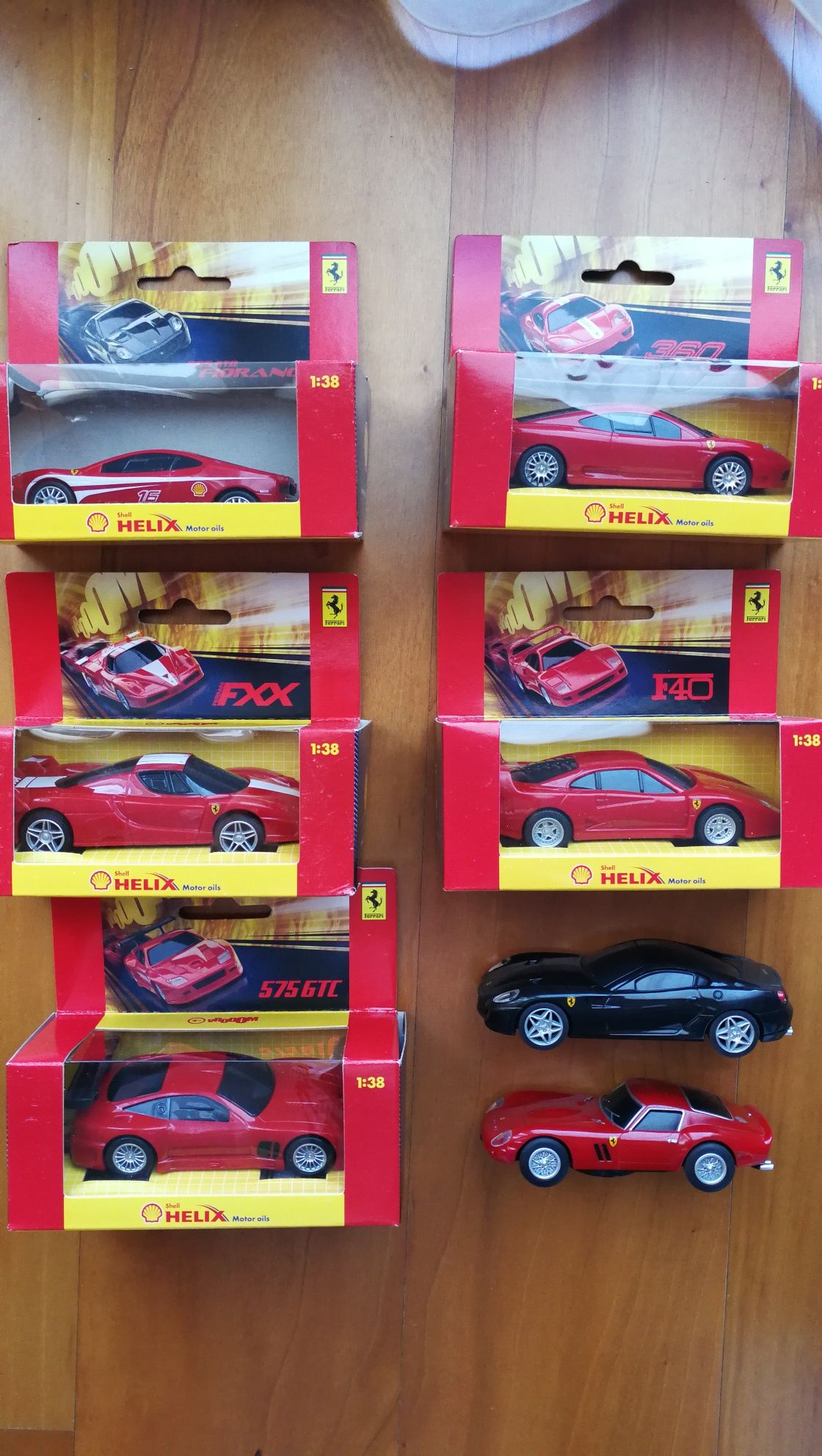 Coleção Ferrari Shell 1:38 Estado Impecável