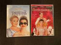 Płyty DVD Pamiętniki księżniczki cz. 1 i 2 filmy Anne Hathaway