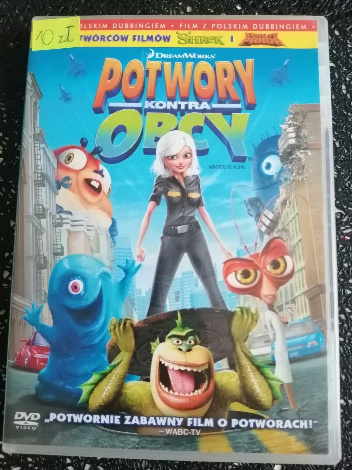 Potwory kontra obcy bajka na DVD