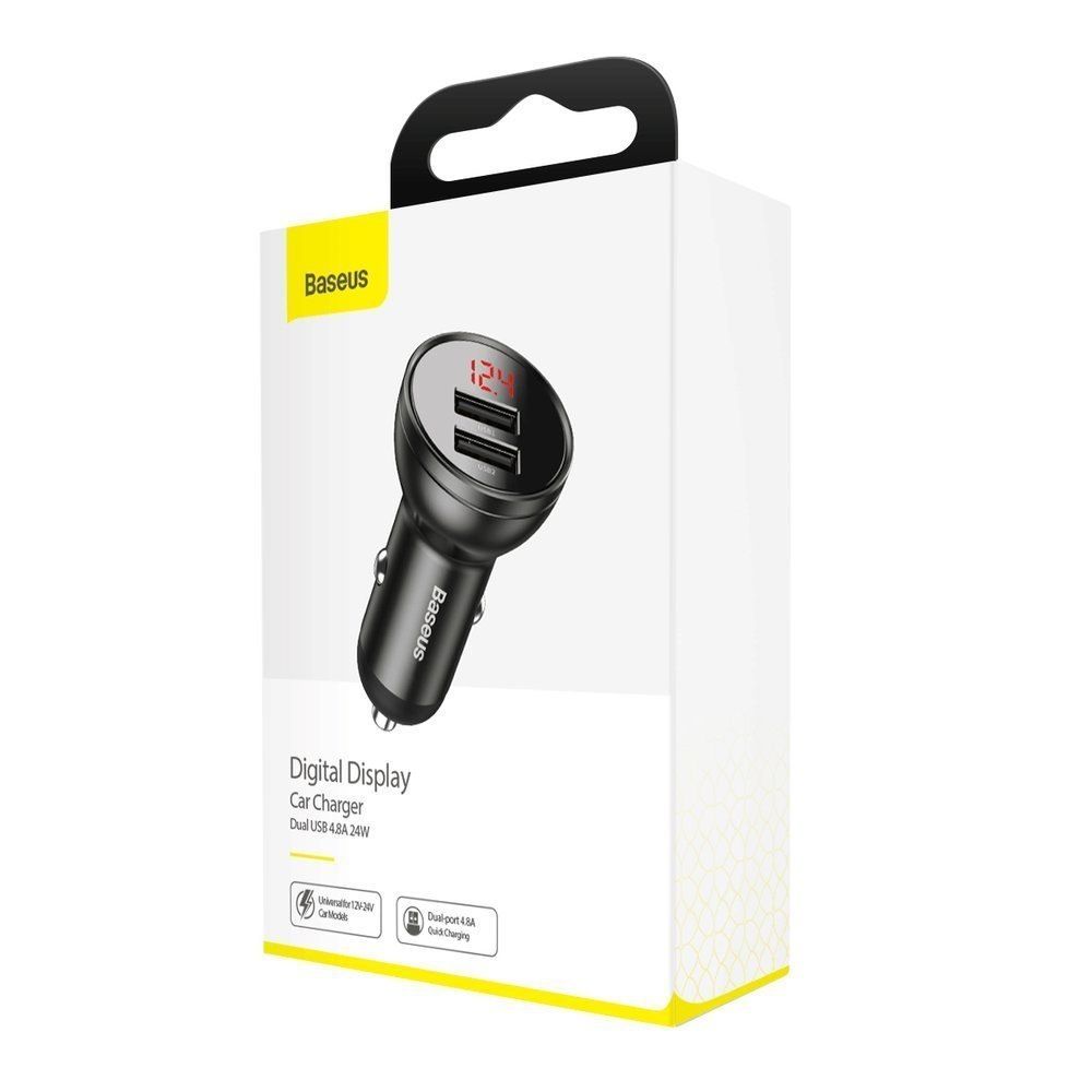 Ładowarka Samochodowa 2Xusb 4,8A 24W Baseus