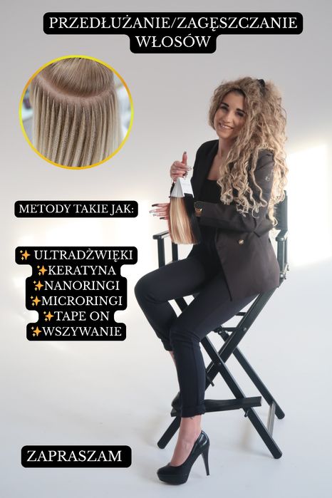 Przedłużanie/Zagęszczanie włosów Gdynia
