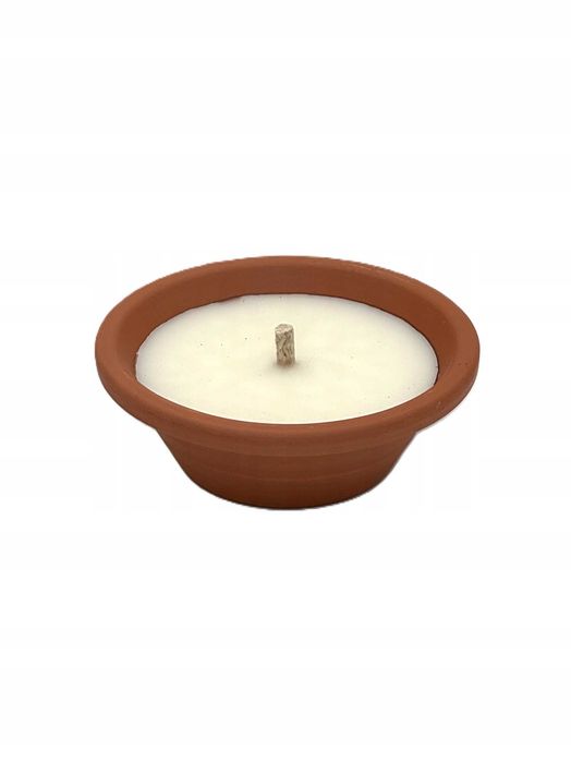 Ceramiczny gliniany tradycyjny znicz otwarty