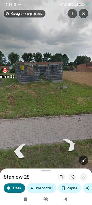 Sprzedam działkę z rozpoczętą budową