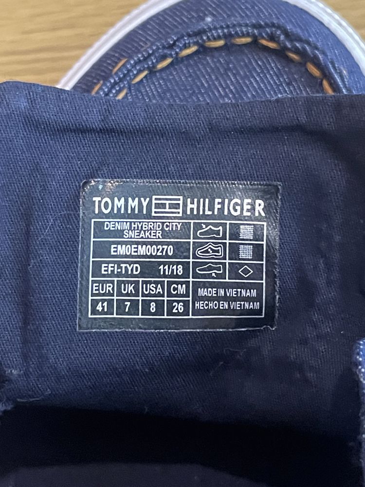 Mokasyny Tommy Hilfiger 41-26cm wkładka