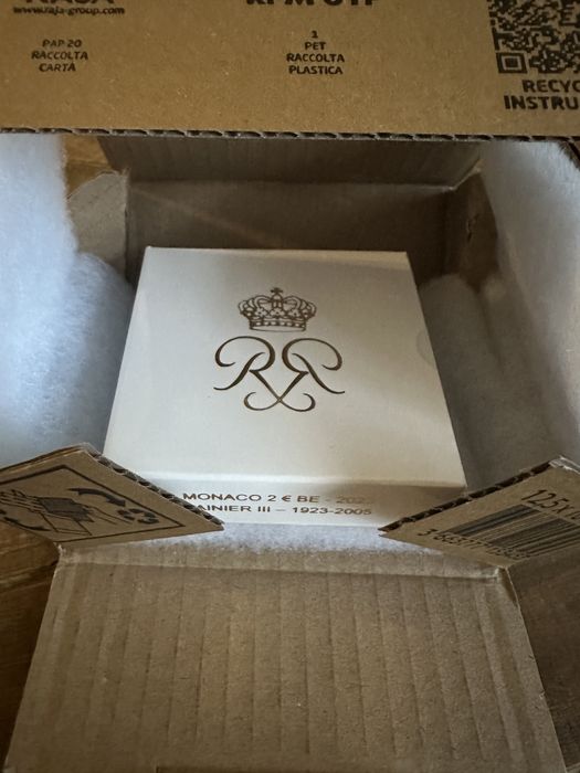 Moeda de 2€ Proof do Principe Rainier 2023