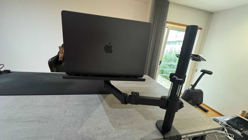 Suporte para monitor com bandeja para computador