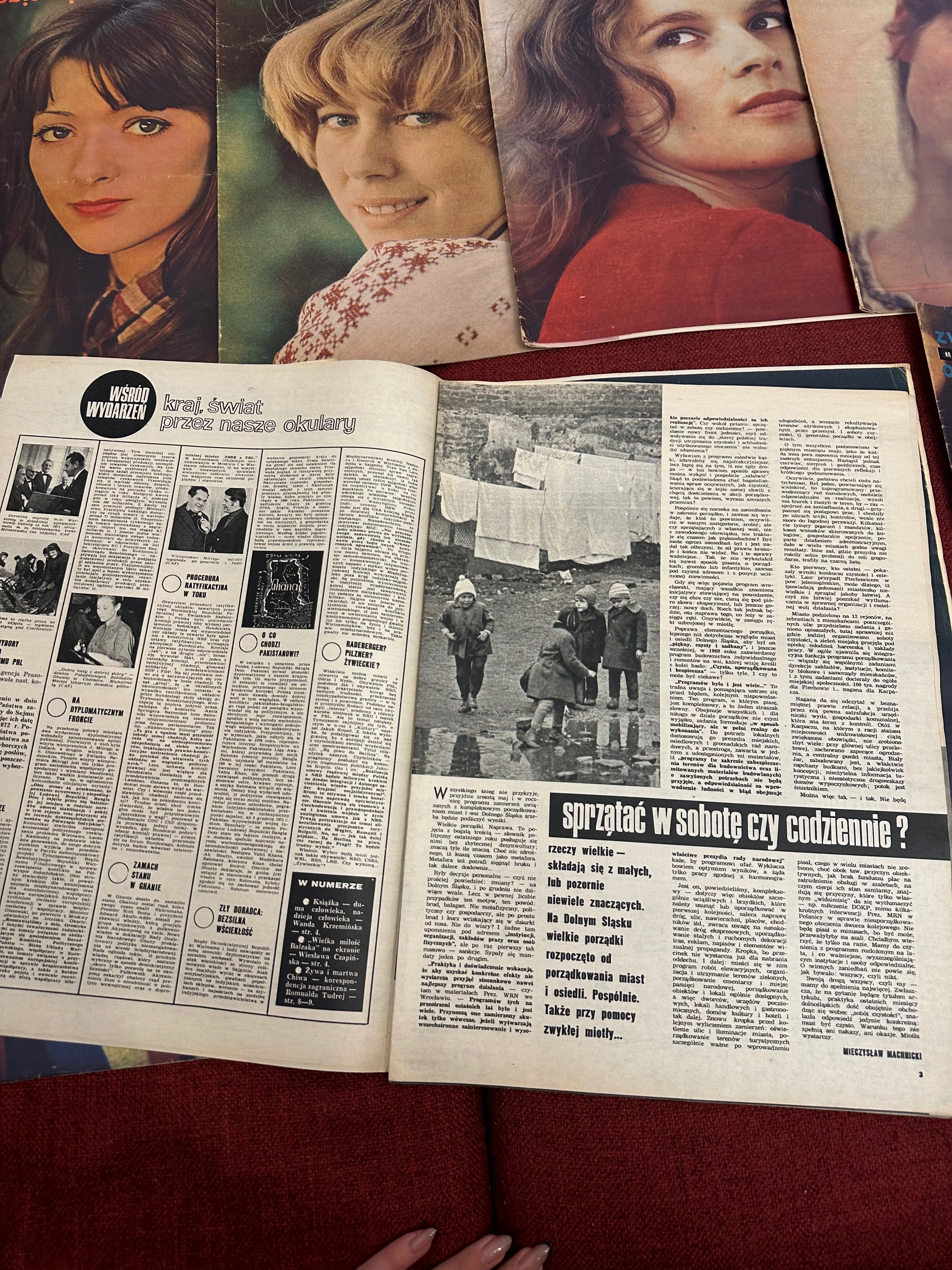 Sprzedam stare czasopisma z lat 1971 - 1975!! Oryginał!! ZWIERCIADŁO