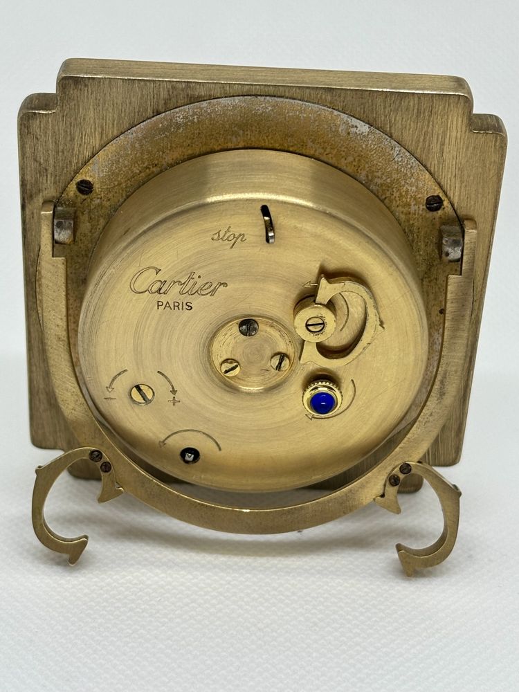 Les Must De Cartier budzik zegarek kolekcjonerski mechaniczny Vintage