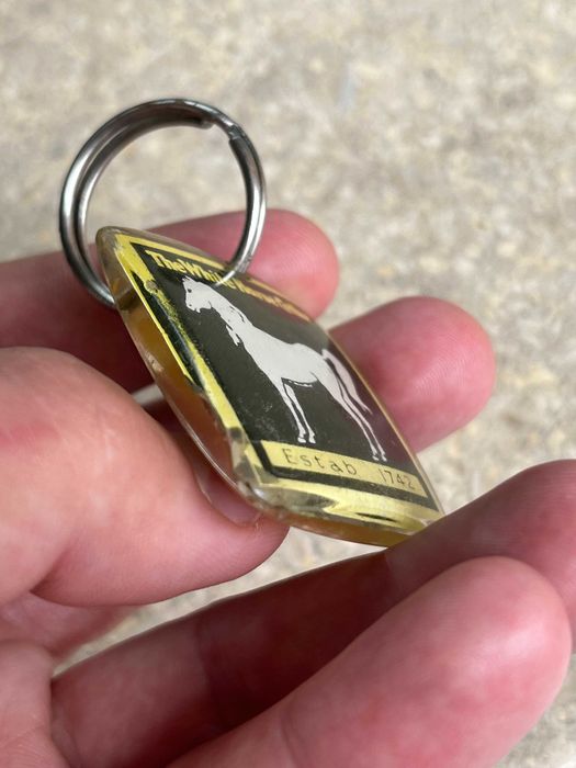 Porta-Chaves Vintade "White Horse"