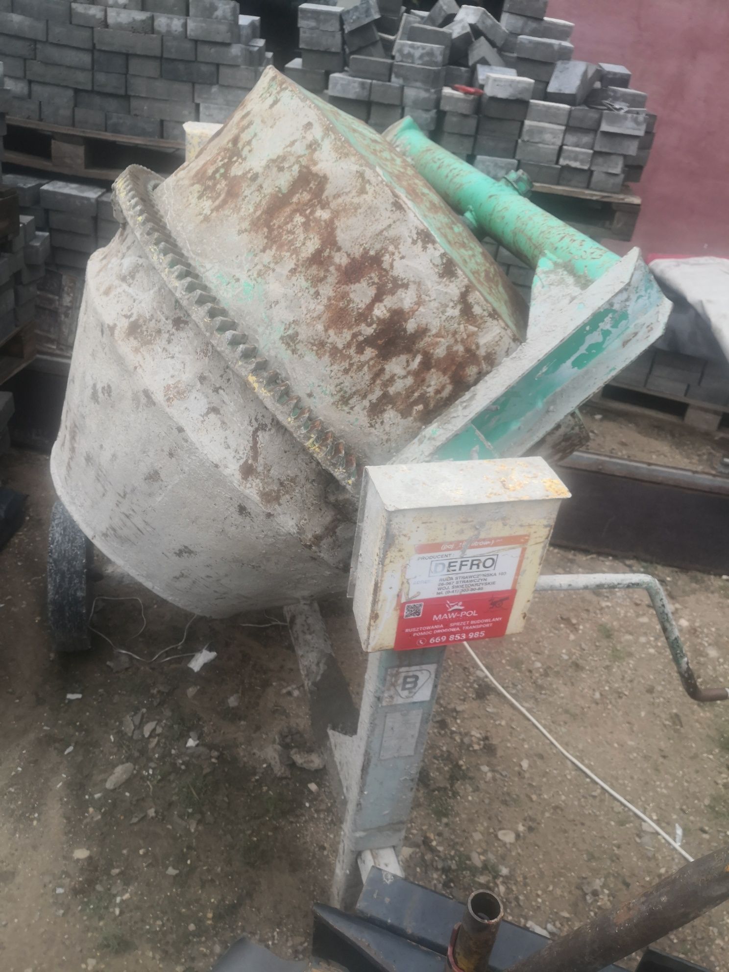 Betoniarka defro 150l