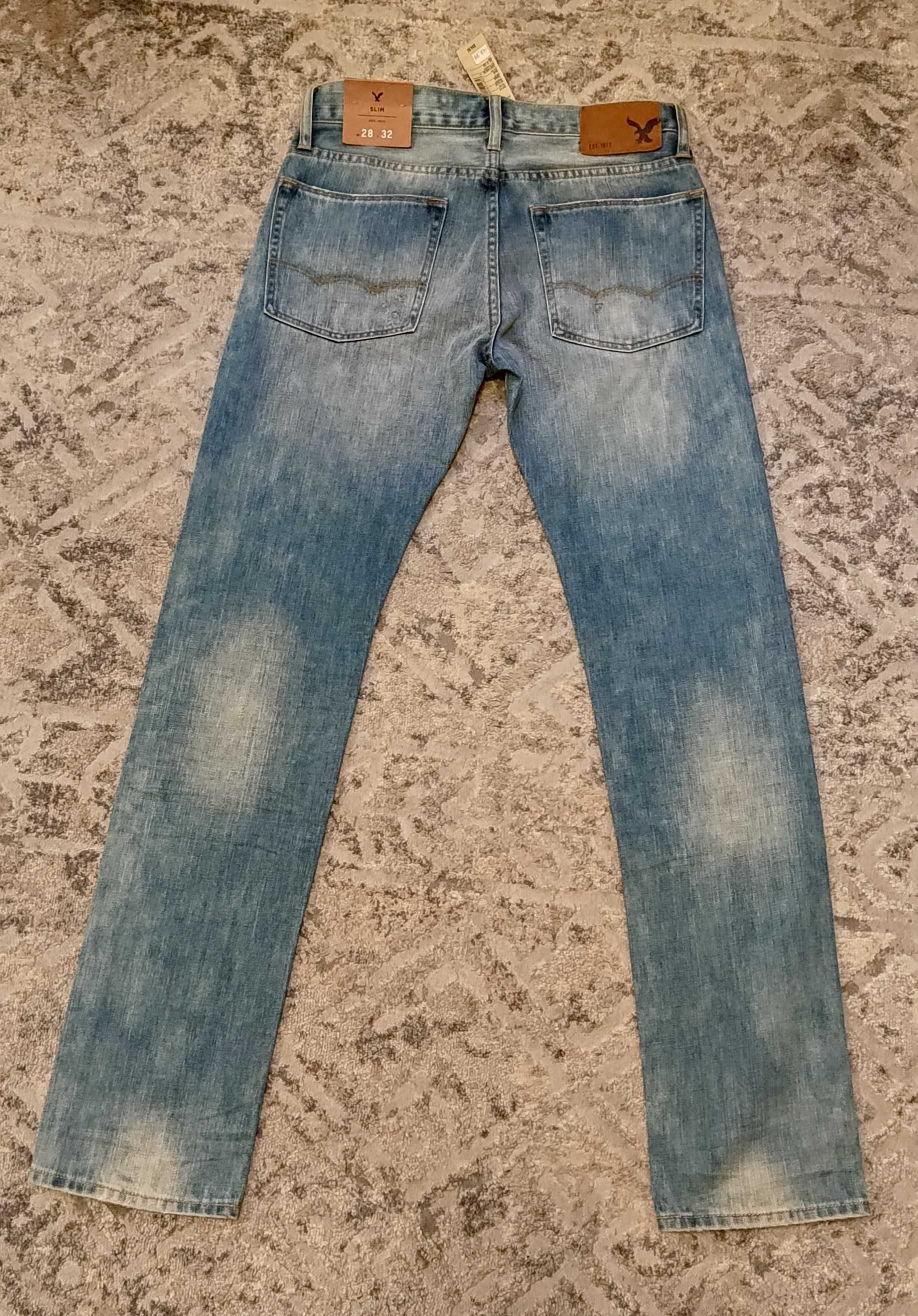 Spodnie jeansowe American Eagle nowe 28/32 z USA