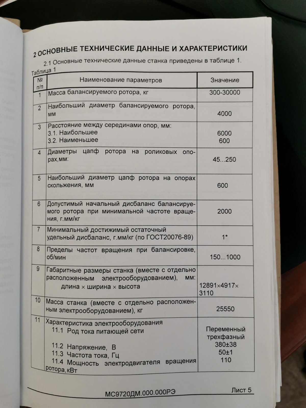 Балансировочный станок